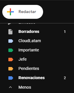Crea etiquetas para tu correo Gmail