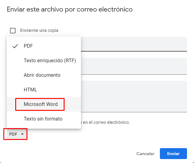 Comparte archivos con usuarios de Office