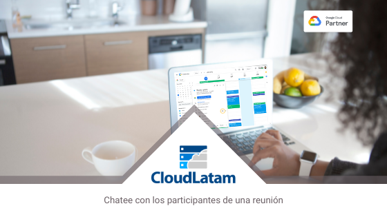 Chatee con los participantes de una reunión desde un evento de Google Calendar