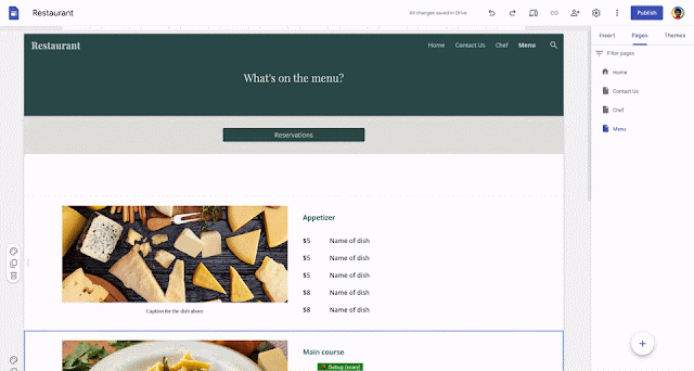 Google sites